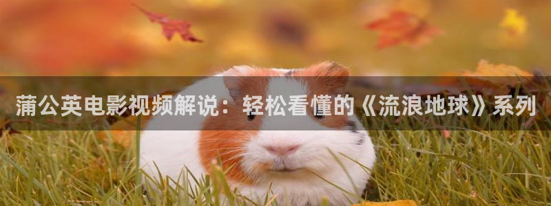 光棍天堂影视影院：蒲公英电影视频解说：轻松看懂的《流浪地球》系列