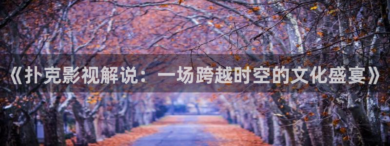 av天堂不卡电影网：《扑克影视解说：一场跨越时空的文化盛宴》